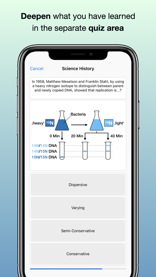 #7. Codon One: Learning Biology (iOS) Bởi: Daniel Gebert