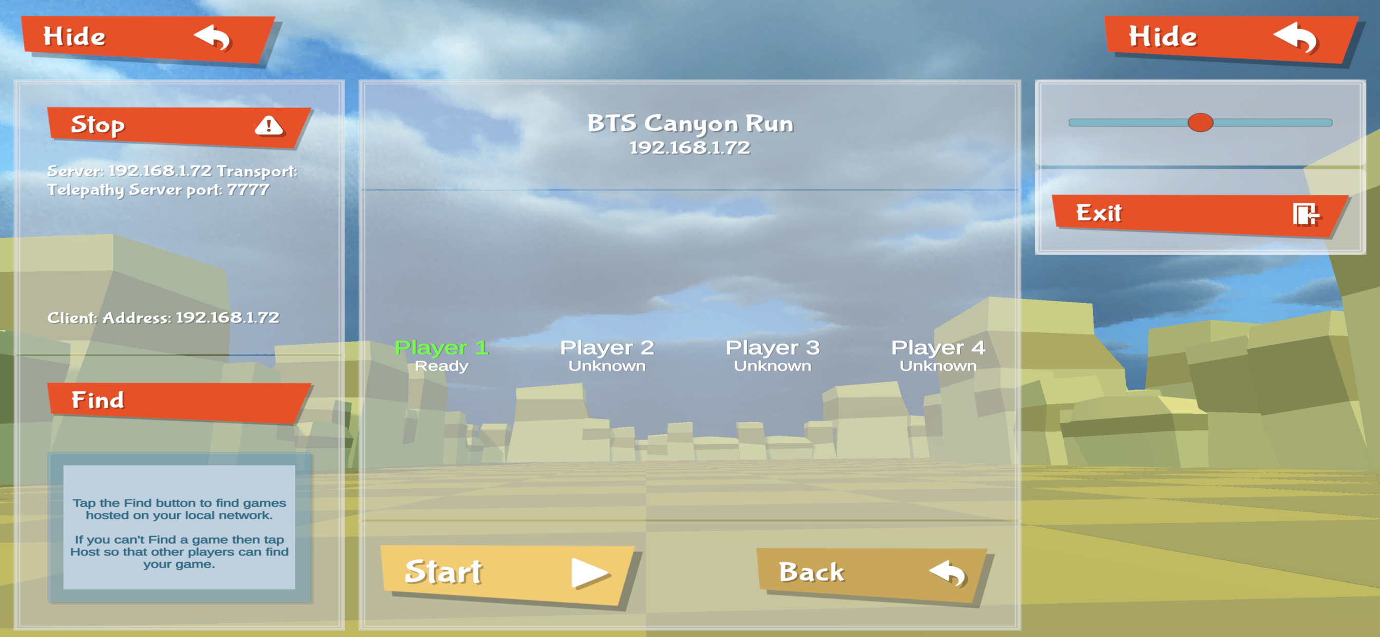 BTS Canyon Run