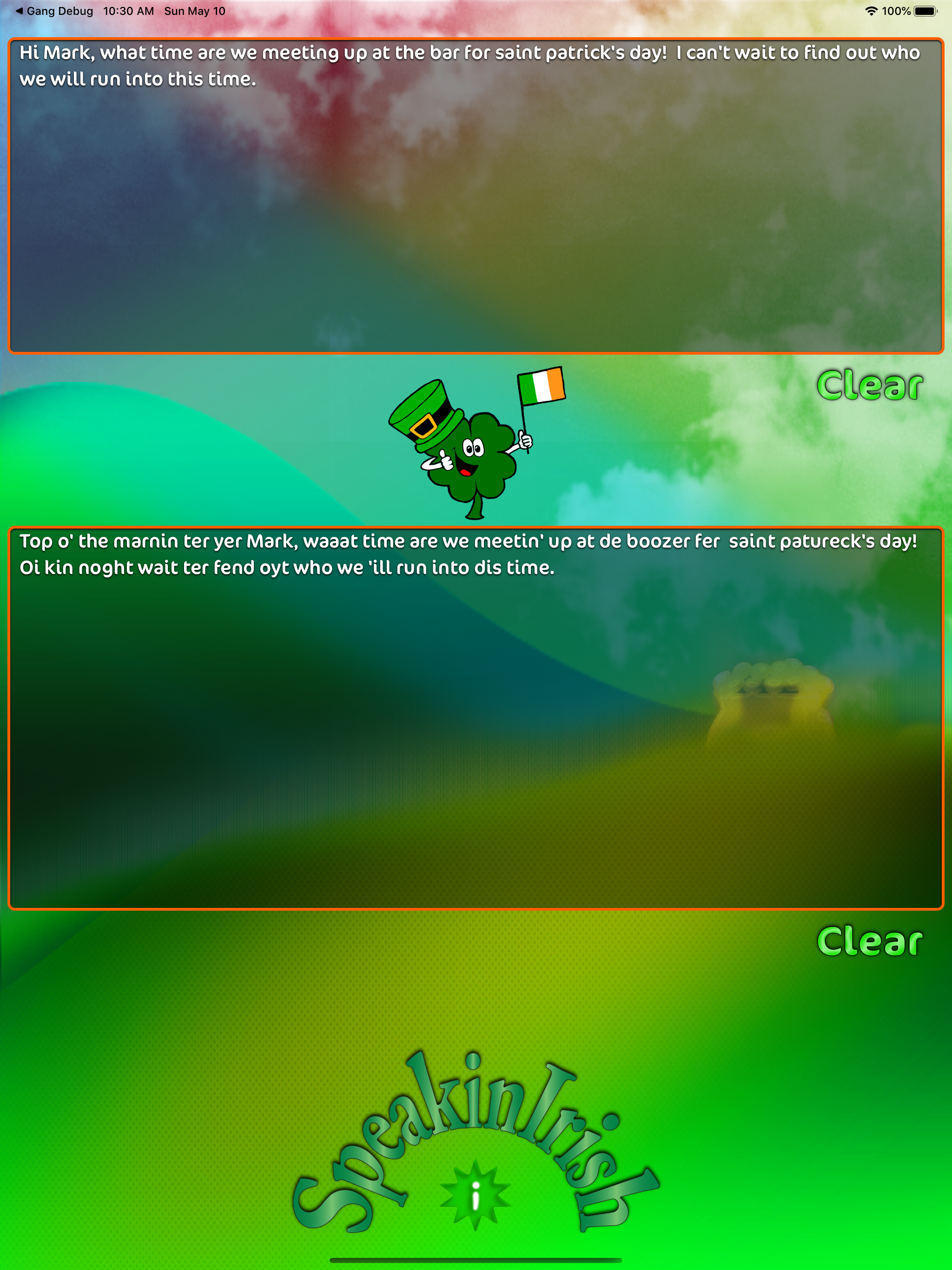 Speakin Irish screenshot 2