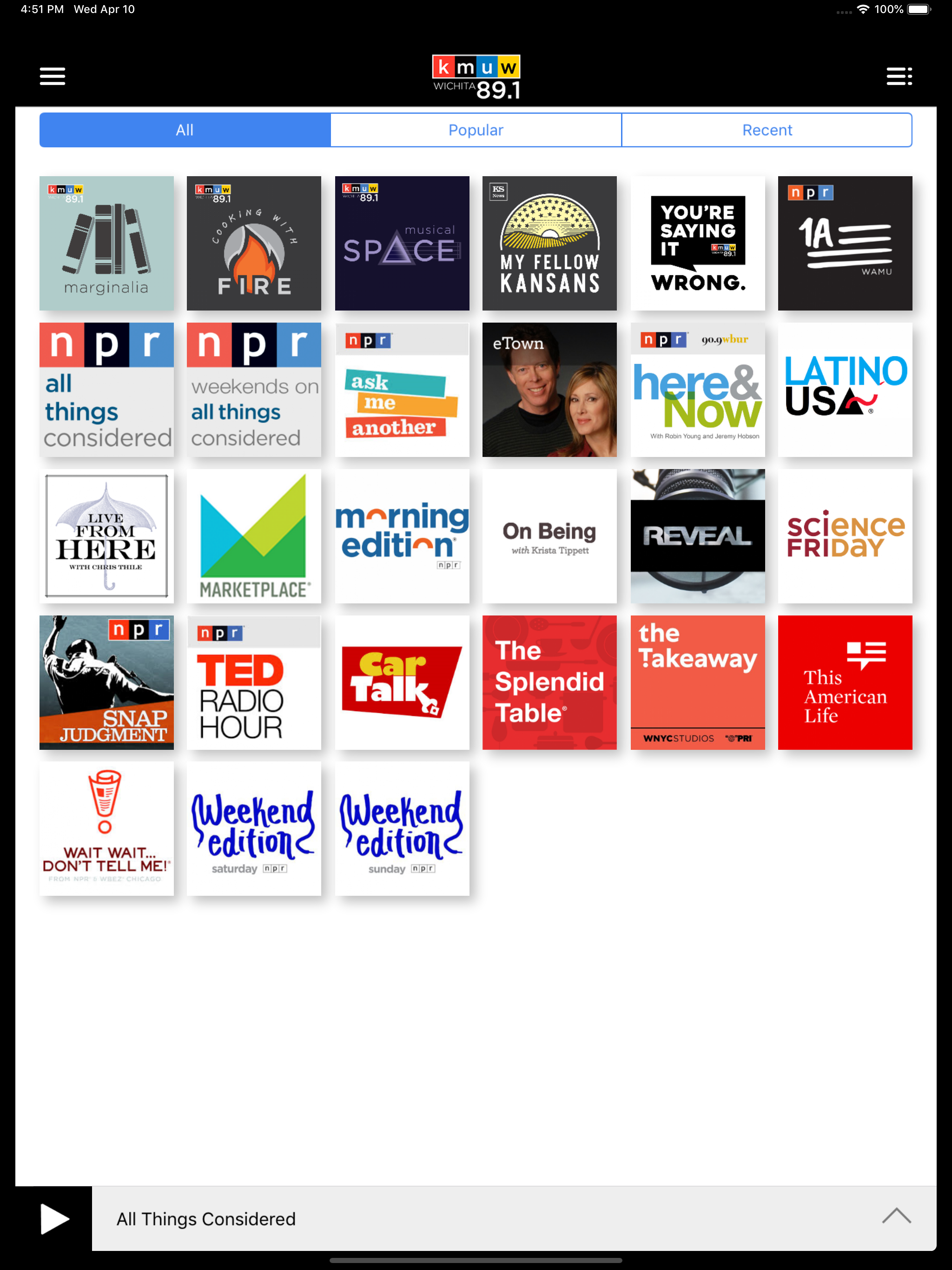 KMUW App screenshot 8