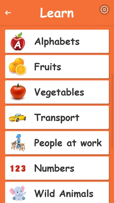 Nursery Learning Kids Quiz Screenshot 2 of 5