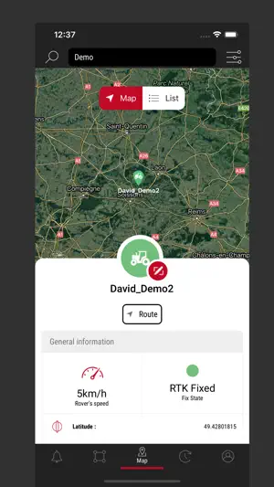Case IH RTK PLUS screenshot 2