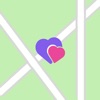 Dating Places - Find Locations app icon - Travel app for iPhone