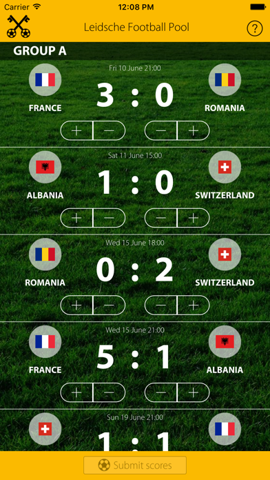 Screenshot #1 pour Leidsche Football Pool