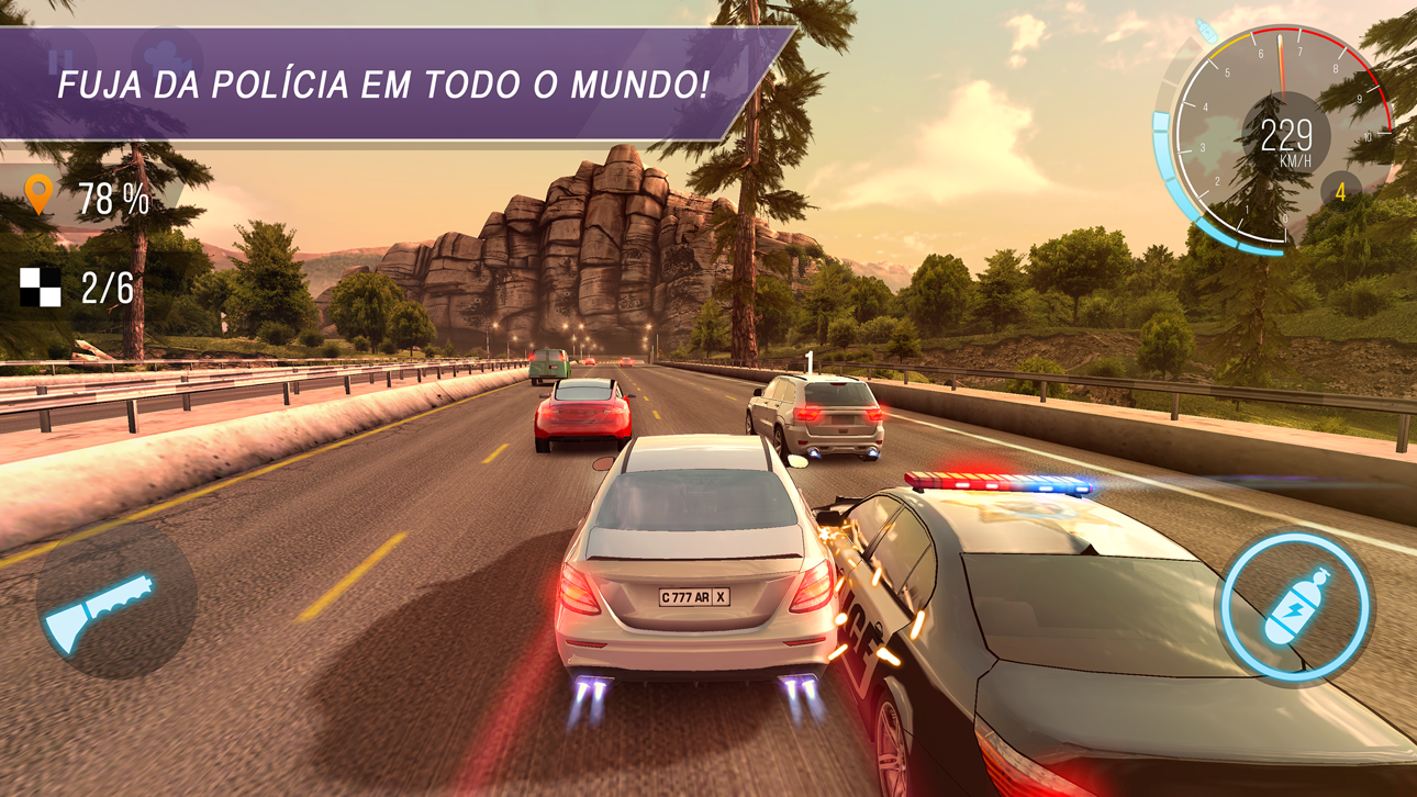 CarX Highway Racing iOS Mod IPA screenshot 1 - iOS game interface