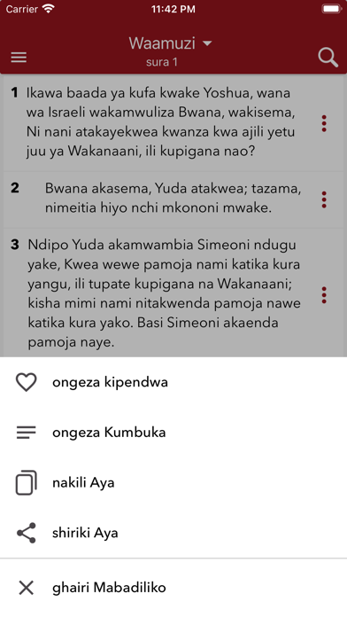 Biblia Takatifu Screenshot