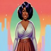 BBW Plus Size Stickers icon