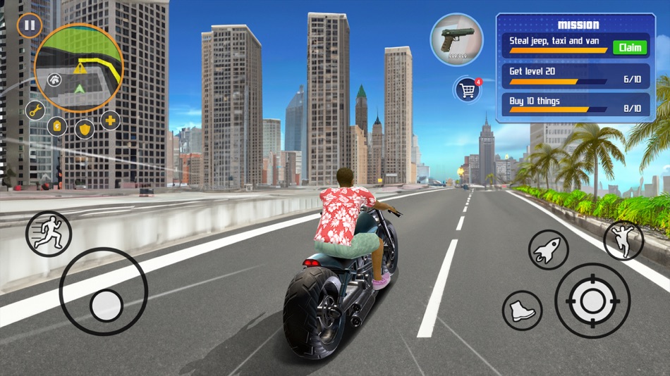 #1. Gangster Simulator Vegas Crime (iOS) Bởi: Minh Hieu