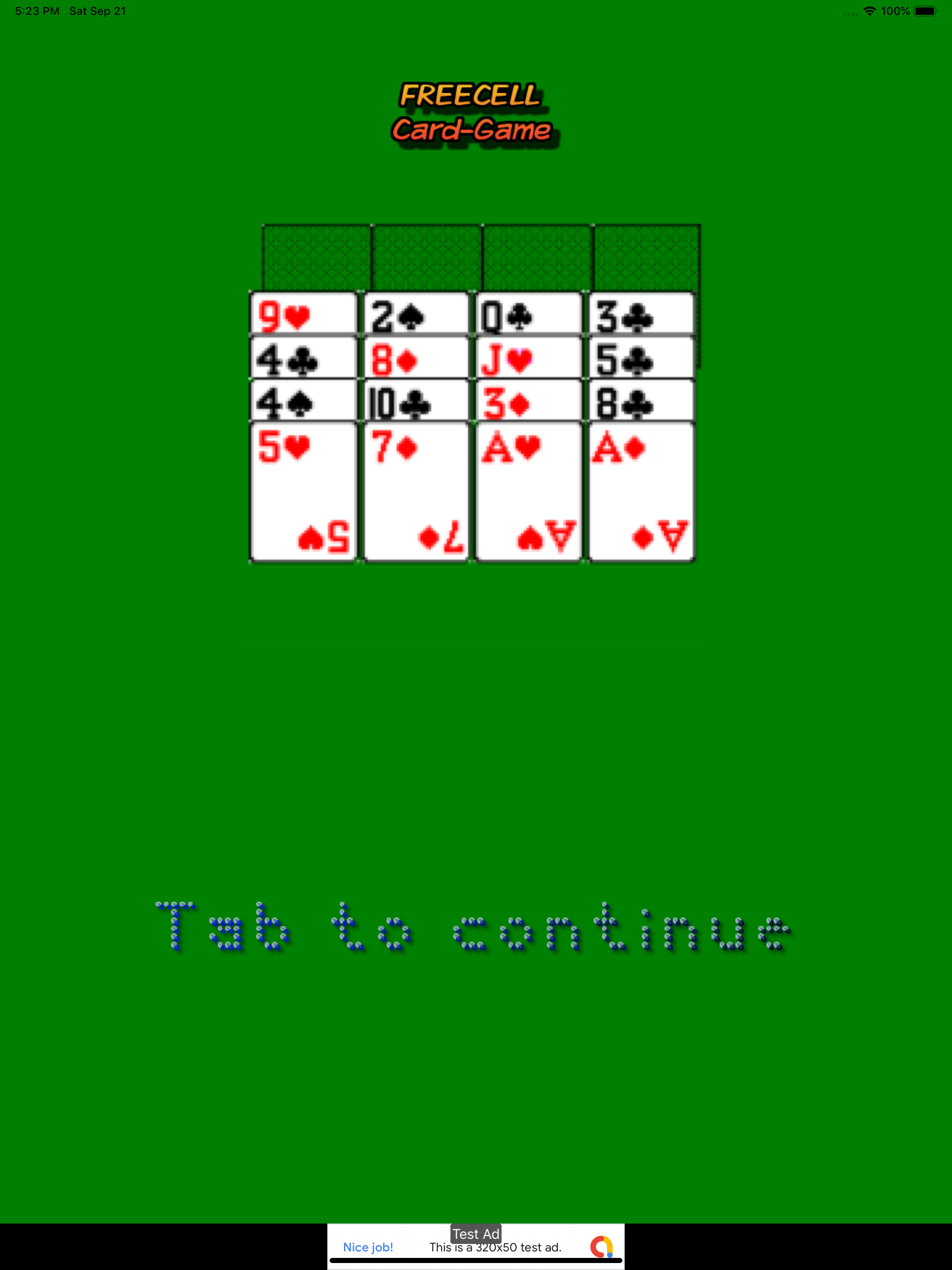 Freecell-card-game screenshot 4