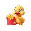 Duckling Fries Stickers icon