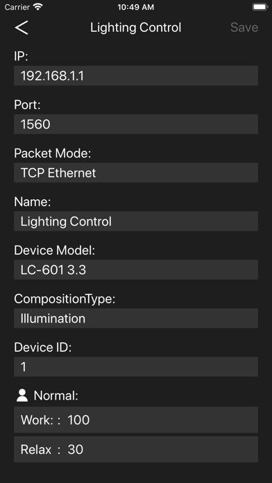 App screenshot