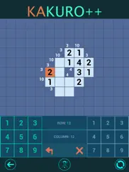 kakuro++ cross sums puzzles айпад изображения 2
