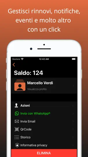 Capture d'écran de PassFacile sur iPhone 5