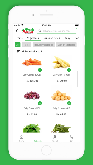 Fresh Basket - Online Grocery Screenshot