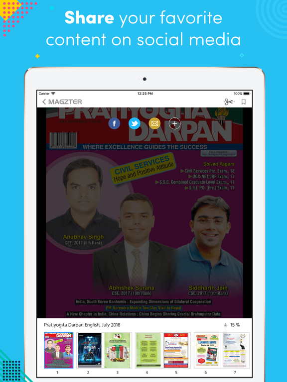 Pratiyogita Darpan Magazine iPad screenshot 4 - Magazines & Newspapers app