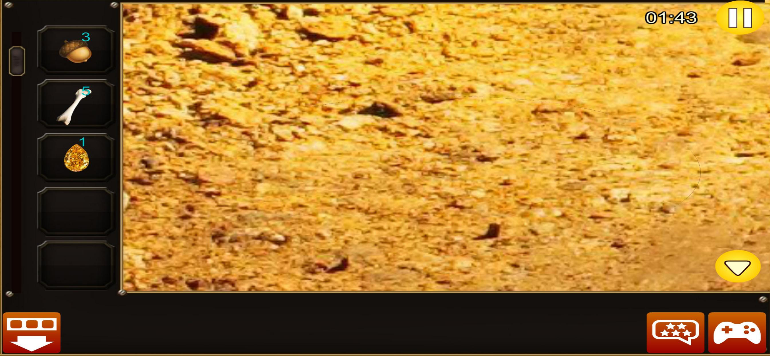 Escape from the danger of mine