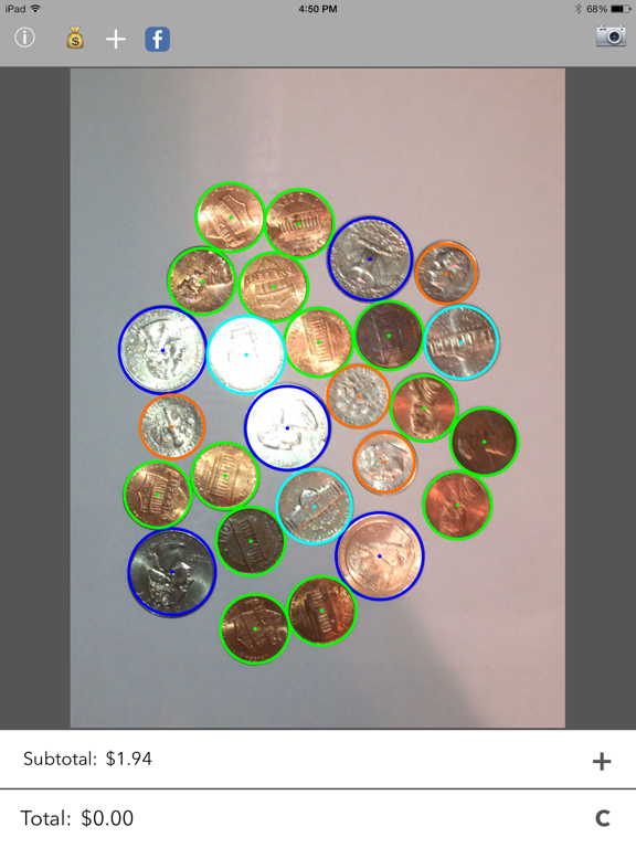 Screenshot #5 pour Photo Coin Counter (Photocoin)