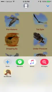 birds for words for imessage iphone screenshot 1
