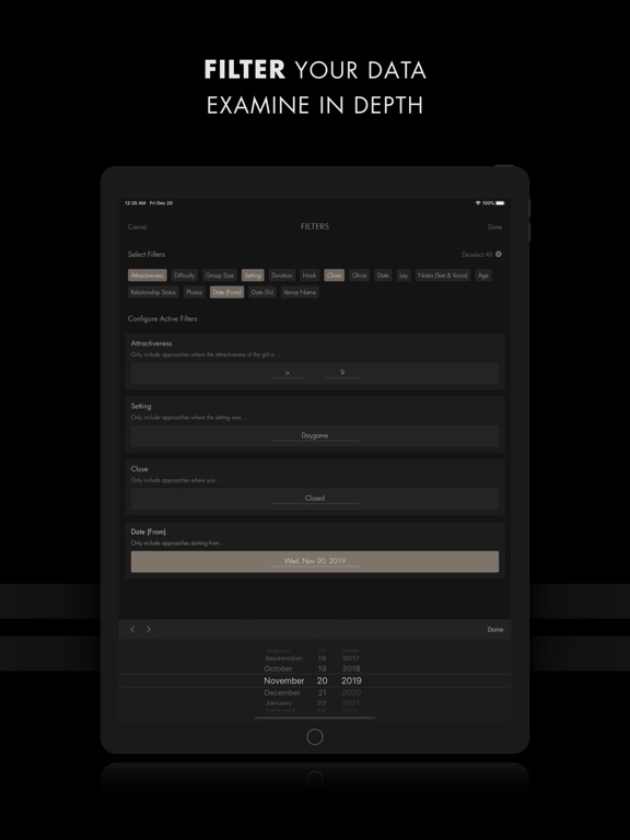 Cold Approach: Pickup & Dating iPad screenshot 9 - Lifestyle app