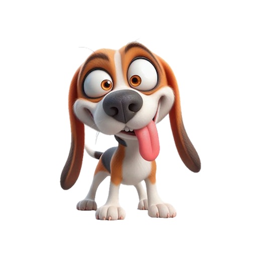 Goofy Beagle Stickers icon