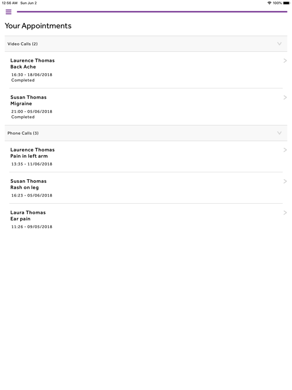 App screenshot