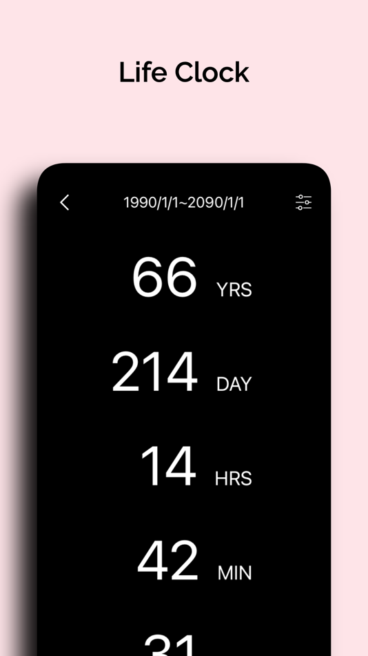 #5. Life Clock-Lifespan Calculator (macOS) 由: 余 张