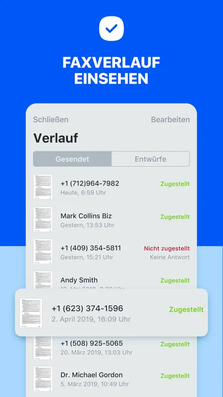 Fax It: Faxen Senden App screenshot 4 of 5