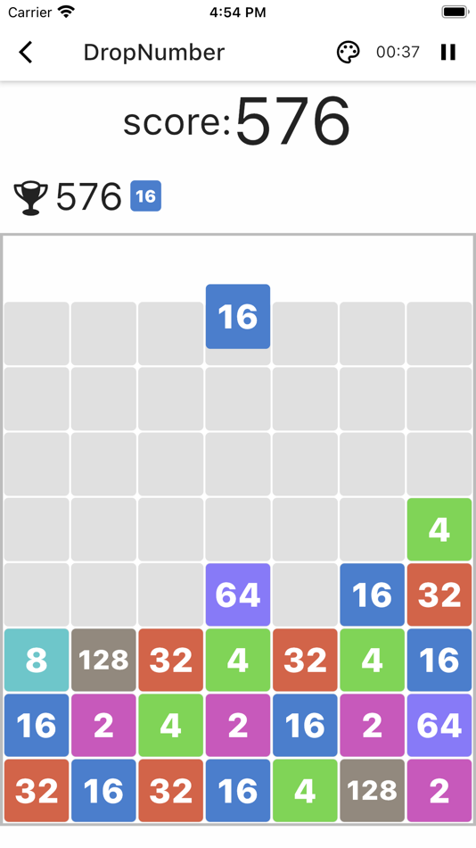 #2. Drop & Shot Number (iOS) Podle: Gyuhyeon Jeon