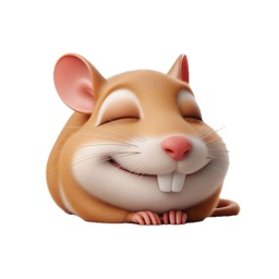 Sleeping Gerbil Stickers