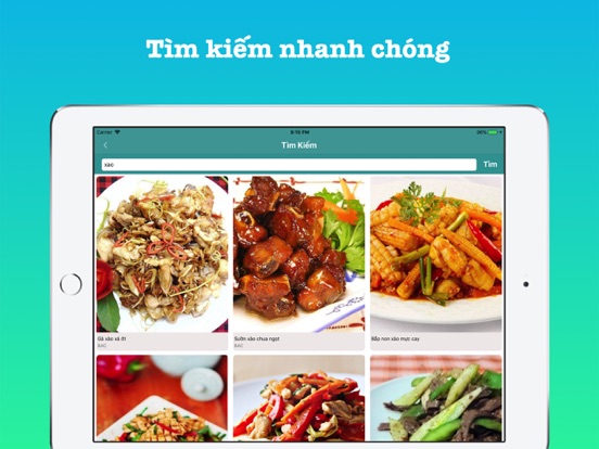 Bếp & Đời: Hương vị Cuộc sống iPad screenshot 3 - Food & Drink app