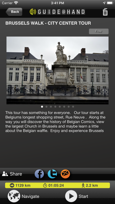 Brussels GUIDE@HAND Screenshot