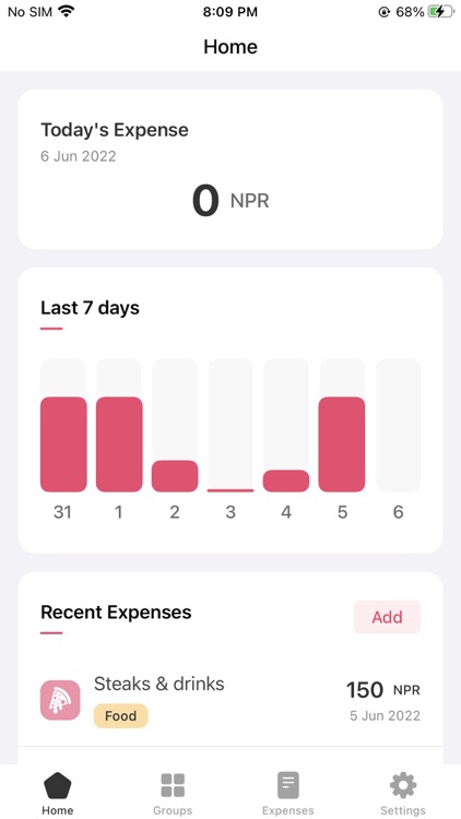 Expense Diary - Budget Tracker screenshot-5