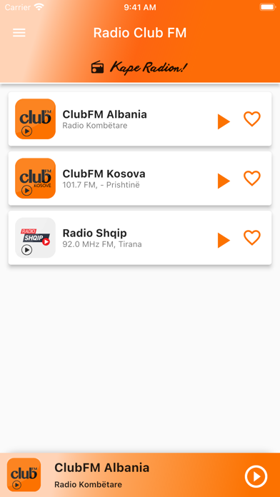 Radio Club FM (Official) Screenshot