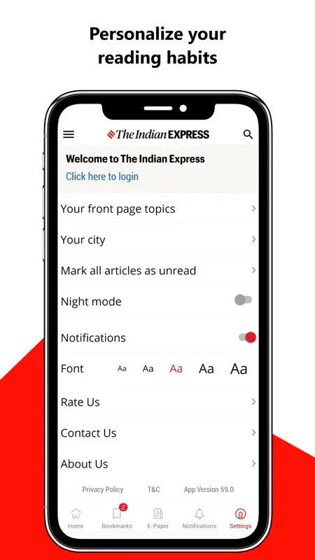 Indian Express Latest News App screenshot 5 of 9