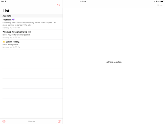 Diary - Record Repeater iPad screenshot