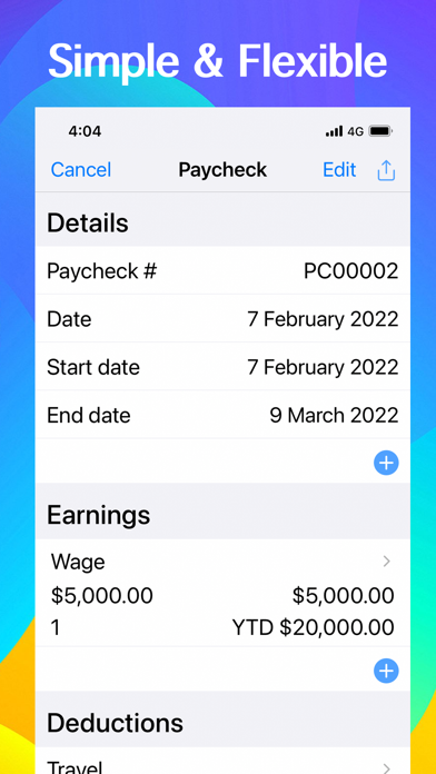 Payslip Maker Screenshot