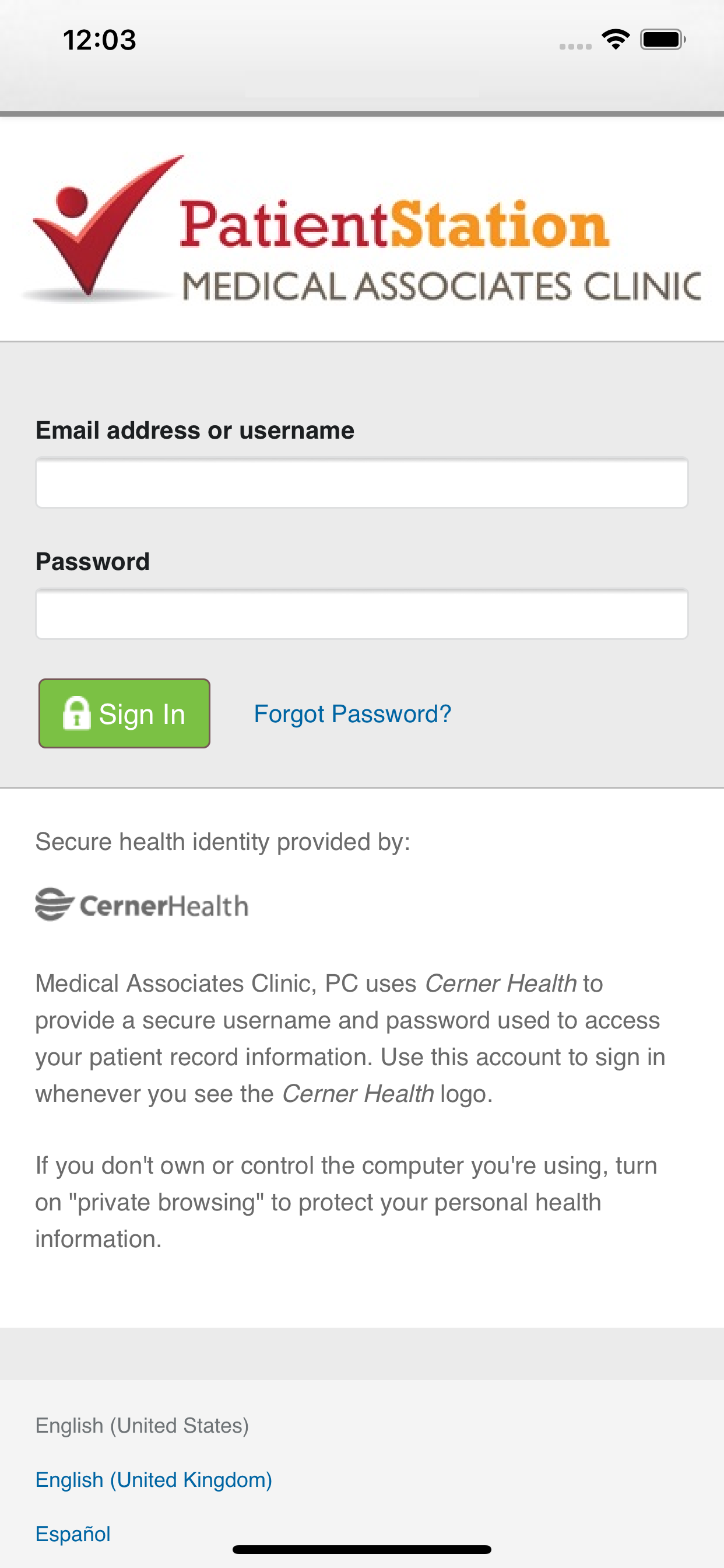 Medical Associates screenshot 4