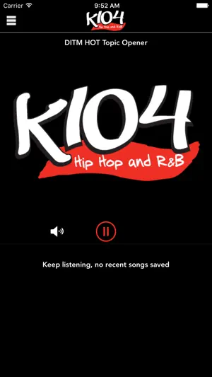 K104 Dallas screenshot 1