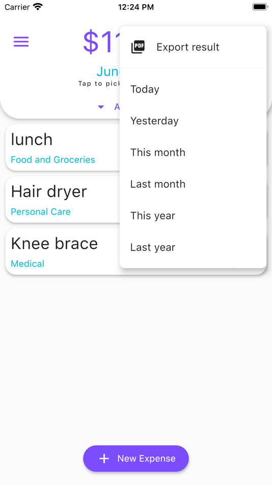 #5. Daily Expense Tracker (iOS) 由: Wayne Johnson