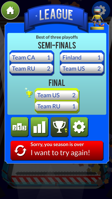 Tap Ice Hockey iPhone screenshot
