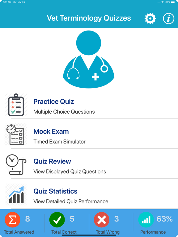 Screenshot #4 pour Vet Terminology Quizzes