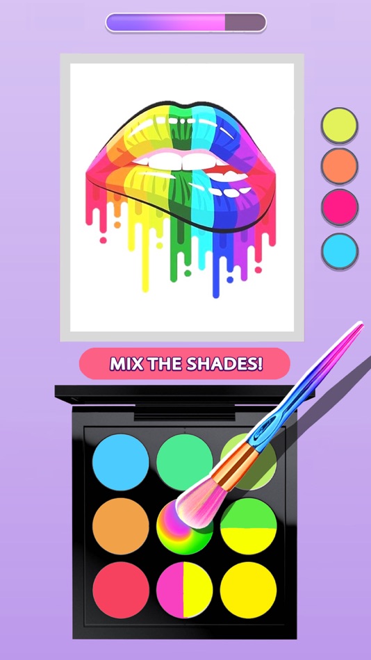 #3. Makeup Kit - Color Mixing (iOS) 来自: Crazy Labs