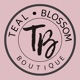 Teal Blossom Boutique app icon - Shopping app for iPhone