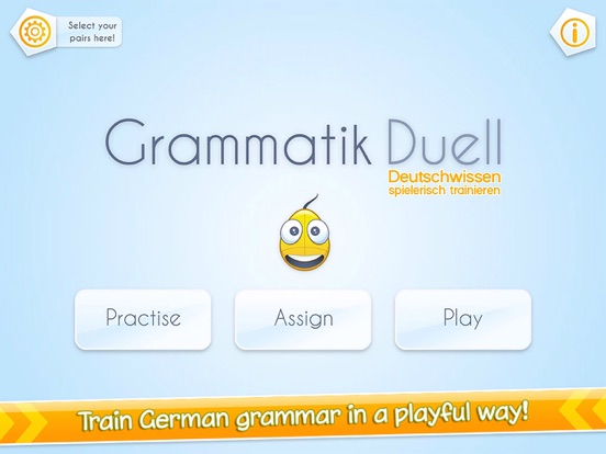 Grammatik Duell iPad screenshot