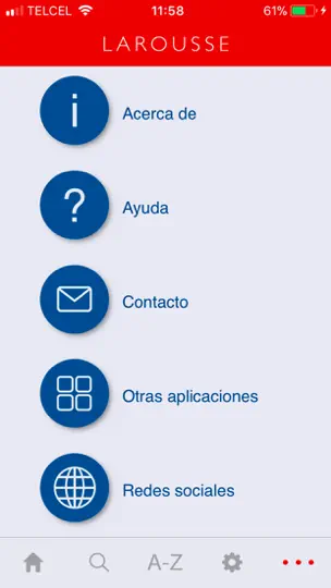Captura de pantalla de Larousse Español-Inglés Básica en iPhone 4