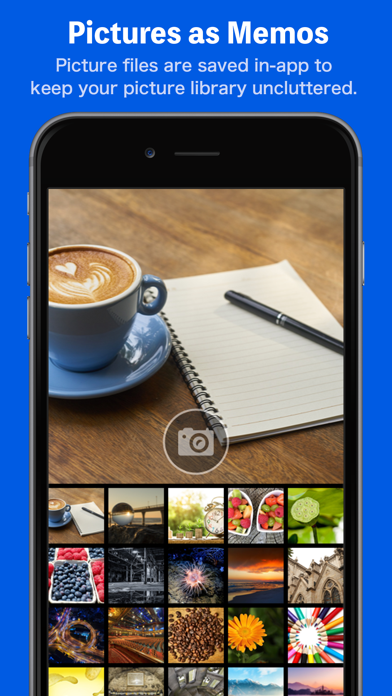 Pictmemo - Photo Notes Camera screenshot