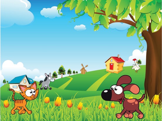 Animal sounds puzzle for kids iPad app afbeelding 3