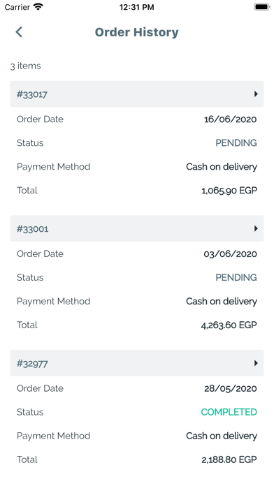 App screenshot
