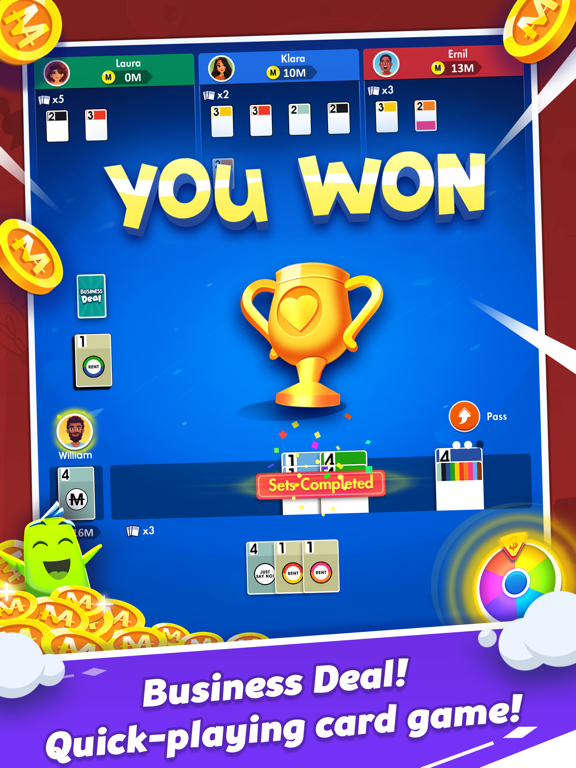Business Deal: Fun Card Game iPad screenshot