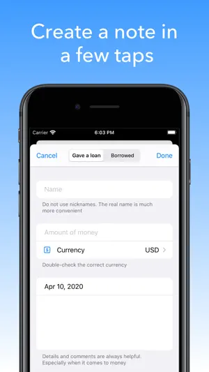 Debt Tracker - Debts screenshot 2